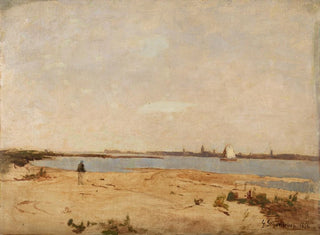 Ansicht von Gorkum - Gustav Schönleber — Ansicht des Kunstwerks