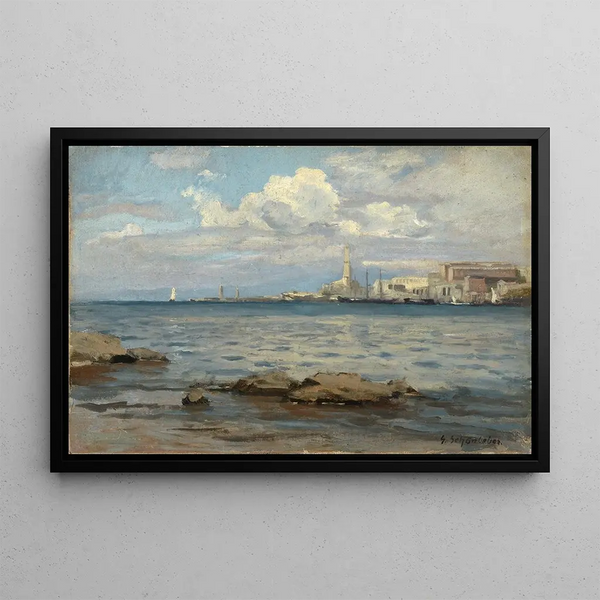 Gustav Schnleber - Molo in Genua.webp