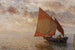 Bateau de pêche vénitien - Gustav Schönleber — Ansicht des Kunstwerks