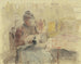 Frau strickend - Gustav Schrägle — Ansicht des Kunstwerks
