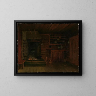 Gustav Wentzel - Kitchen with Fireplace.webp