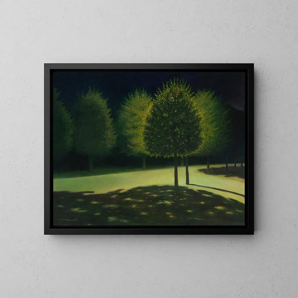 An der Armee-Straße - Gustav Wunderwald — gerahmtes Bild an der Wand
