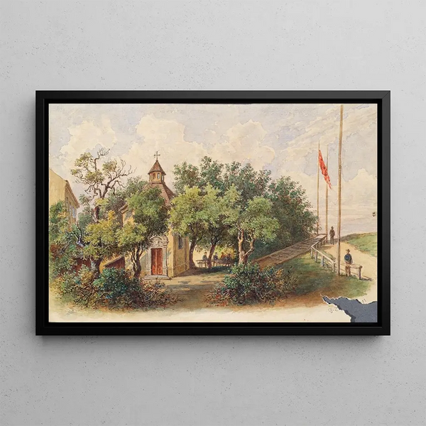 Gustav Zafaurek - Die BrigittaKapelle in WienBrigittenau.webp