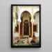 Frauen in einem orientalischen Innenhof - Gustave-Achille Guillaumet — gerahmtes Bild an der Wand