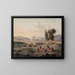 Sarrebruck nach der Schlacht am 5. August 1870 - Gustave Boulanger — gerahmtes Bild an der Wand