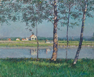 Gustave Caillebotte - Rive de la Seine au PetitGennevilliers.webp