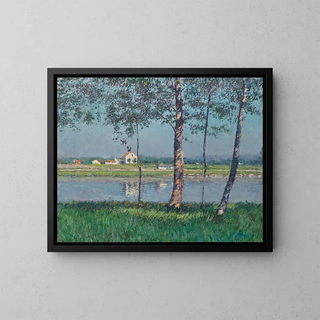 Gustave Caillebotte - Rive de la Seine au PetitGennevilliers.webp
