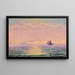 Studie über das Meer, Saint-Malo Gegenlicht - Gustave Cariot — gerahmtes Bild an der Wand