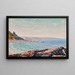 Ansicht des Meeres bei Perros-Guirec - Gustave Cariot — gerahmtes Bild an der Wand