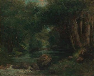 Gustave Courbet - A Brook in the Forest.webp