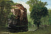 Ufer der Loue mit Felsen links - Gustave Courbet — Ansicht des Kunstwerks