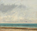 Ruhiges Meer - Gustave Courbet — Ansicht des Kunstwerks