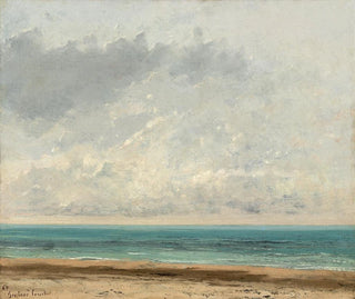 Ruhiges Meer - Gustave Courbet — Ansicht des Kunstwerks