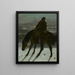 Jäger zu Pferd - Gustave Courbet — gerahmtes Bild an der Wand