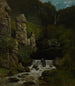 Landschaft mit Wasserfall - Gustave Courbet — Ansicht des Kunstwerks