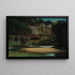 Le Moulin - Gustave Courbet — gerahmtes Bild an der Wand