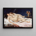 Der Schlaf - Gustave Courbet — gerahmtes Bild an der Wand