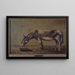 L'âne - Gustave Courbet — gerahmtes Bild an der Wand