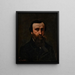Portrait of M. Nicolle - Gustave Courbet — gerahmtes Bild an der Wand