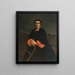 Portrait der Frau Juliette Courbet - Gustave Courbet — gerahmtes Bild an der Wand