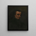 Portrait des Komponisten Hector Berlioz - Gustave Courbet — gerahmtes Bild an der Wand