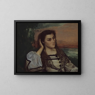 Gustave Courbet - Reverie Portrait of Gabrielle Borreau.webp