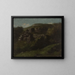 Rochers d'Ornans - Gustave Courbet — gerahmtes Bild an der Wand