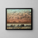Les rochers noirs à Trouville - Gustave Courbet — gerahmtes Bild an der Wand