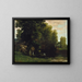 Le Bord de la piscine - Gustave Courbet — gerahmtes Bild an der Wand