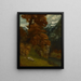 The Glen at Ornans Bords du Doubs Effet d'Automne - Gustave Courbet — gerahmtes Bild an der Wand