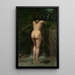 La source - Gustave Courbet — gerahmtes Bild an der Wand