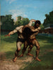 Die Kämpfer - Gustave Courbet — Ansicht des Kunstwerks