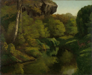 Gustave Courbet - View in the Forest of Fontainebleau.webp