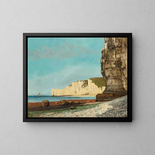 Gustave Courbet - tretat Les Falaises.webp