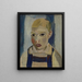 Kopf eines Kindes - Gustave De Smet — gerahmtes Bild an der Wand