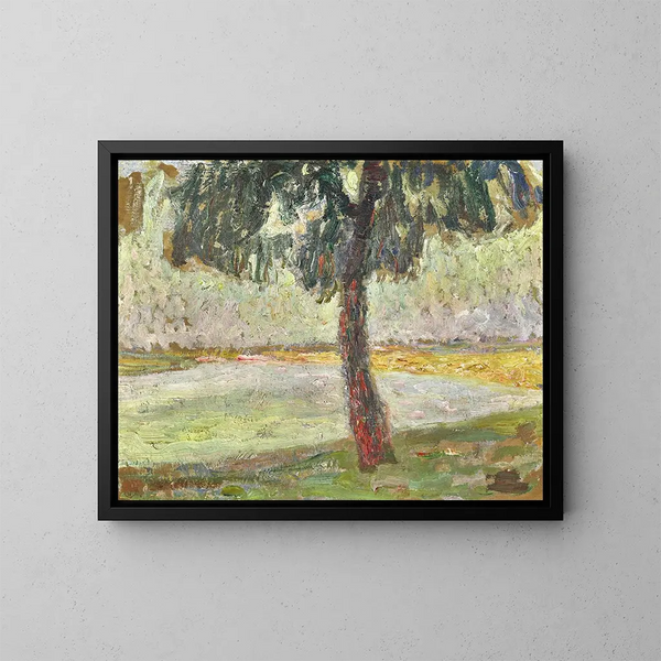 Enten auf der Lys - Gustave De Smet — gerahmtes Bild an der Wand