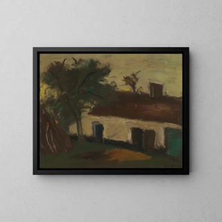 Stall - Gustave De Smet — gerahmtes Bild an der Wand