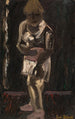 Chemise blanche sur fond noir - Gustave De Smet — Ansicht des Kunstwerks