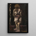 Chemise blanche sur fond noir - Gustave De Smet — gerahmtes Bild an der Wand