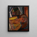 Frau im Schlaf - Gustave De Smet — gerahmtes Bild an der Wand