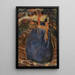 Frau von Spakenburg - Gustave De Smet — gerahmtes Bild an der Wand