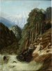 Alpenlandschaft mit Beck - Gustave Doré — Ansicht des Kunstwerks