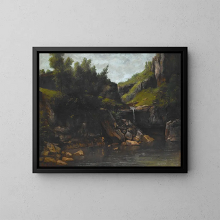 Gustave Dor - Cascade in a Rocky Landscape.webp