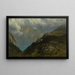 Berglandschaft - Gustave Doré — gerahmtes Bild an der Wand
