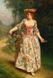 Promenade dans le parc - Gustave Jean Jacquet — Ansicht des Kunstwerks
