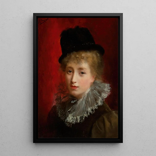 Gustave Jean Jacquet - A fashionable beauty.webp