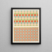 Deckenbild des Nekht-Mn Grabes Nr. 87 28 Deckenbild des Grabes Nr. 91 Anonym - Gustave Jaquier — gerahmtes Bild an der Wand
