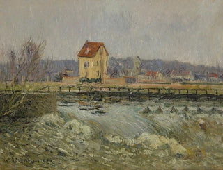 Barrage de Pontoise - Gustave Loiseau — Ansicht des Kunstwerks