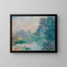 Ufer der Eure, Morgeneffekt - Gustave Loiseau — gerahmtes Bild an der Wand