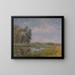 Bords de l'Eure, Normandie - Gustave Loiseau — gerahmtes Bild an der Wand